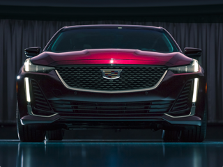 The front of the Cadillac CT5